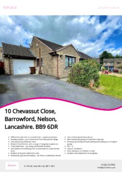 Brochure for Chevassut Close, Barrowford