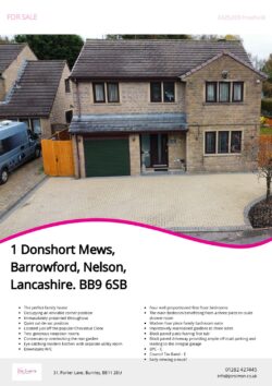 Brochure for Donshort Mews, Barrowford