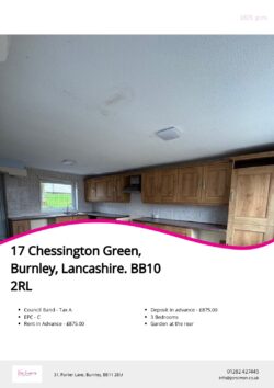 Brochure for Chessington Green, Burnley