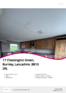 Brochure for Chessington Green, Burnley