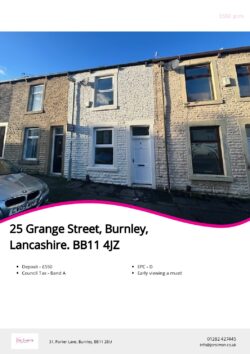 Brochure for Grange Street