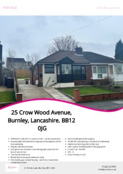 Brochure for Crow Wood Avenue